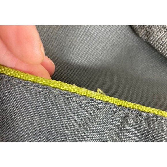 SKIP HOP DIAPER BAG Messenger Adjustable Duo Signature Grey & Green Changing Pad - Picture 2 of 15